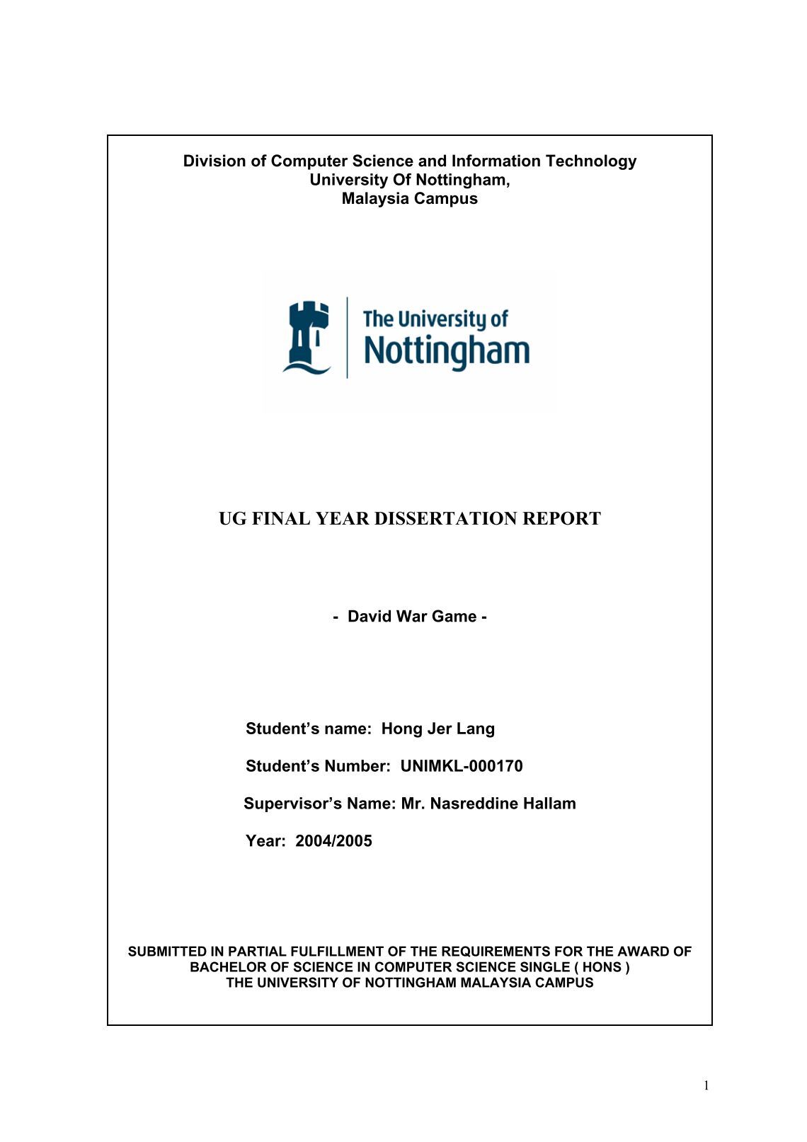 phd thesis university of nottingham