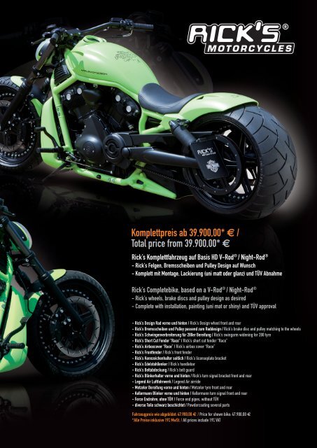 GREEN APPLE® - Rick's Motorcycles