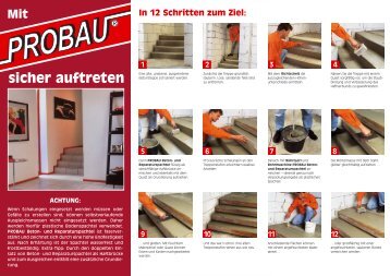 ES Lepo Betontreppen sanieren - Probau Baustoffe