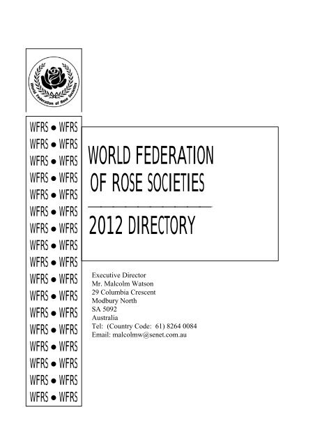 Open - World Federation of Rose Societies