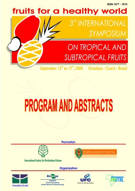 on tropical and subtropical fruits on tropical and - Embrapa ...