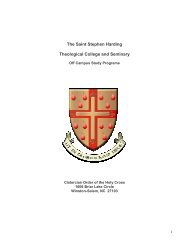 The Saint Stephen Harding Theological College and Seminary