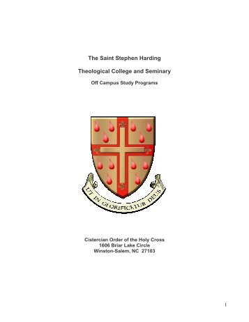 The Saint Stephen Harding Theological College and Seminary