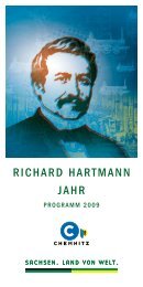 Richard-Hartmann-Jahr 2009 - Chemnitz Tourismus