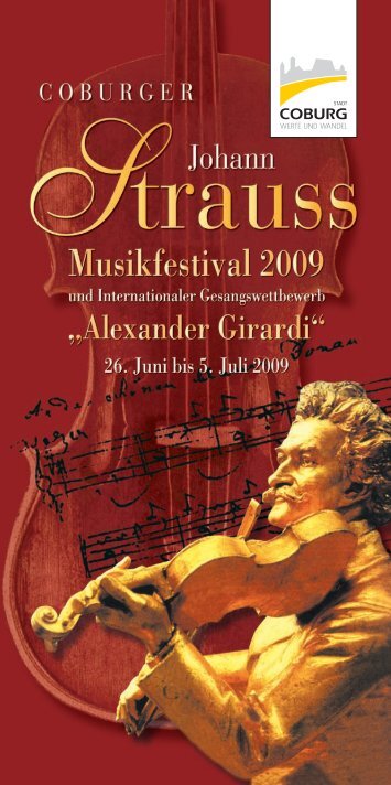 Coburger Johann Strauss Musikfestival 2009 - arts Ralph Braun