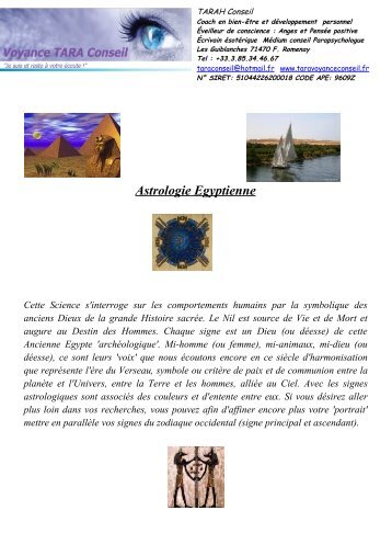 Astrologie Egyptienne