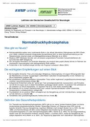 AWMF online - Leitlinie Neurologie_ Normaldruckhydrozephalus