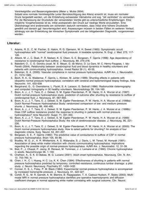 AWMF online - Leitlinie Neurologie_ Normaldruckhydrozephalus