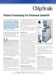 Plasma Processing For Enhanced Underfill - Quasys