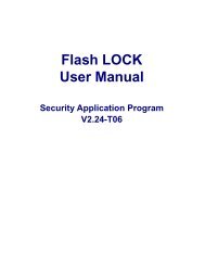 Flash LOCK User Manual - TDK