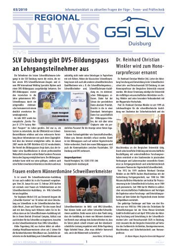 news regional - SLV Duisburg