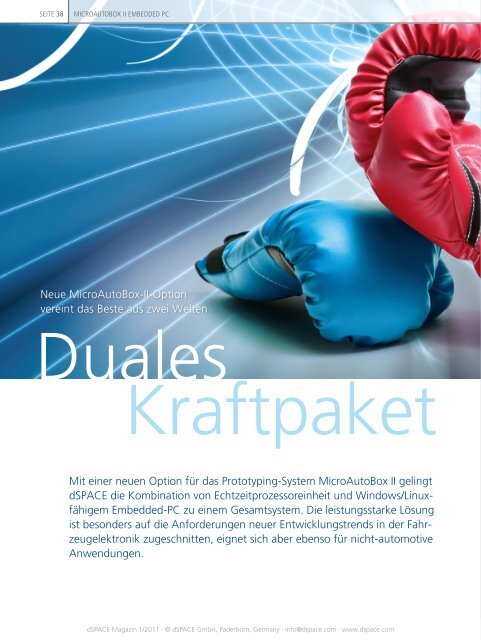 Download: dSPACE Magazin 1/2011