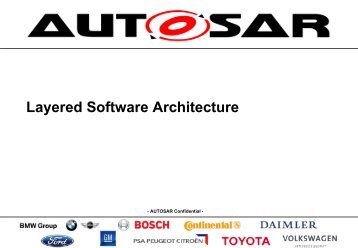 Layered Software Architecture - autosar