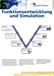 Funktionsentwicklung und Simulation