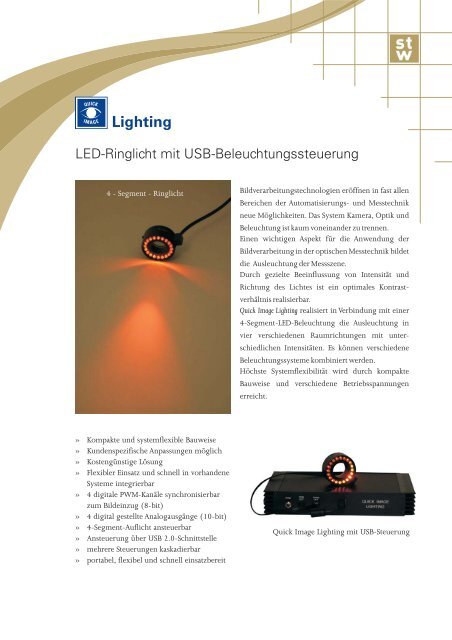 LED-Ringlicht mit USB-Beleuchtungssteuerung
