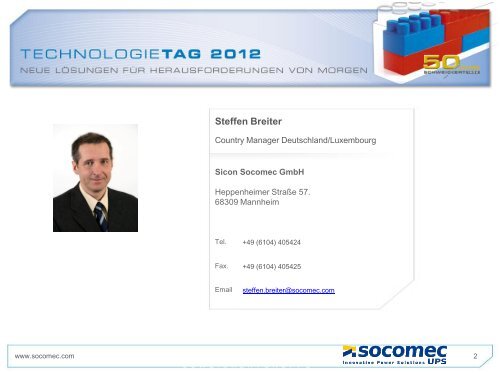 Sicon Socomec GmbH