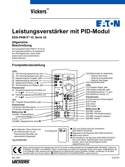 Leistungsverstärker mit PID-Modul