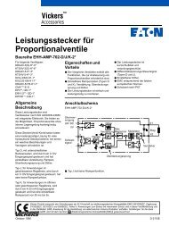 Leistungsstecker für Proportionalventile