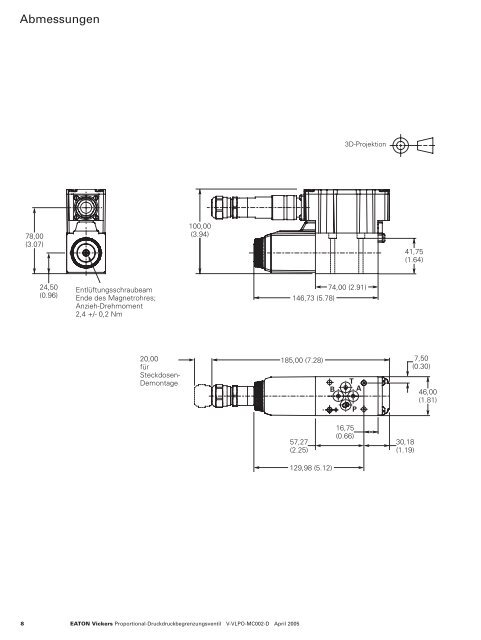 Proportional-Druckdruckbegrenzungsventil - Eaton Corporation