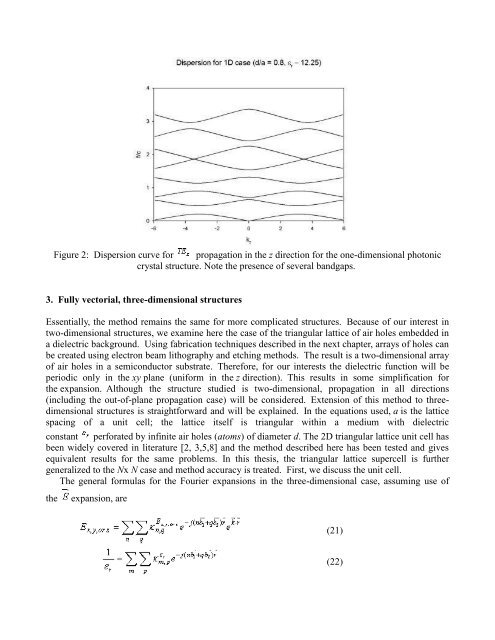 Modul 2 Plane wave method (PWM) crystal band diagrams http ...