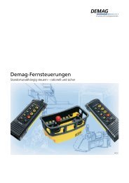 Demag-Fernsteuerungen - Demag Cranes & Components