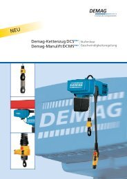Demag-Kettenzug DCS Pro / Demag-Manulfit DCMS Pro
