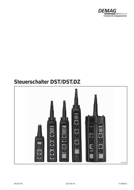 Steuerschalter DST/DST.DZ - Demag Cranes & Components