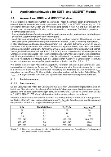 5 Applikationshinweise für IGBT- und MOSFET-Module - Semikron