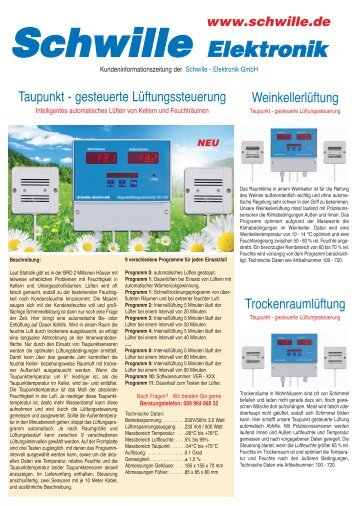 Hauszeitung 2012 - Schwille - Elektronik