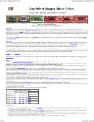 EasyDriver Stepper Motor Driver - Bertemes - Net