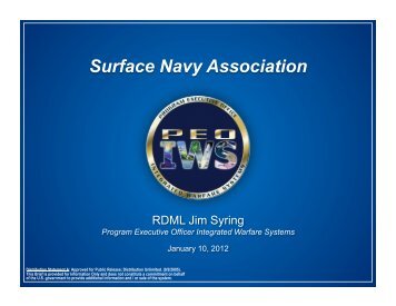 Surface Navy Association - Naval Sea Systems Command