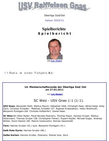 SC Weiz - SVG - SV-Gnas