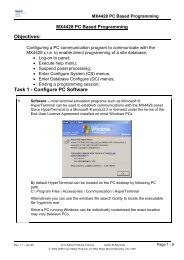 Objectives: Task 1 - Configure PC Software - Wormald