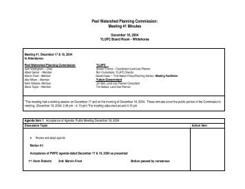 Final Minutes from PWPC Meeting #1.pdf - Peel Watershed ...