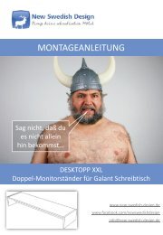 DESKTOPP XXL Montageanleitung