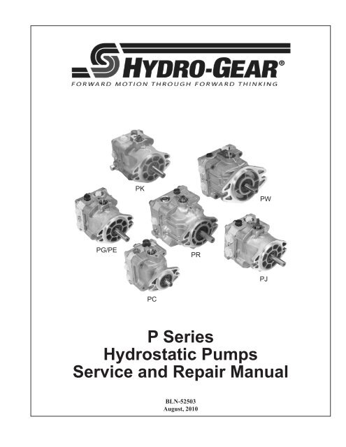 Hydro Gear PG Series Pump Rebuild Kit Parts Turn Old Pump Too New Fits All... 
