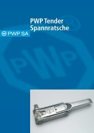 PWP Tender Spannratsche - PWP SA
