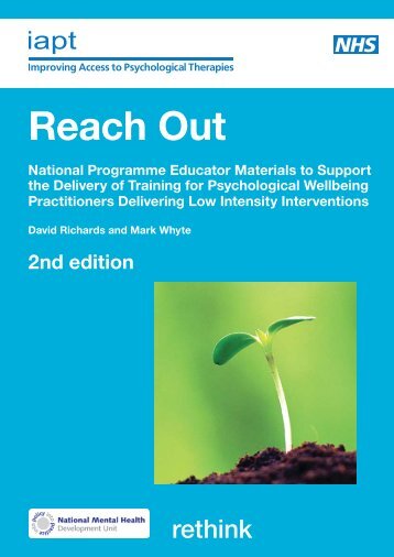 Reach Out- Educator Manual 2nd Edition - IAPT