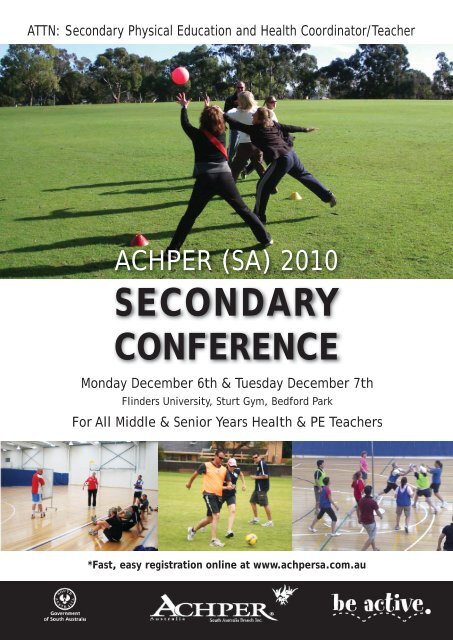 (sa) 2010 secondary - the ACHPER (SA)