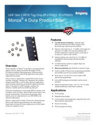 Monza 4 Dura Product Brief - Impinj