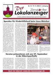 Nr. 16 / 19. 9. 200 8/6. Jahrgang - Lokal-Anzeiger