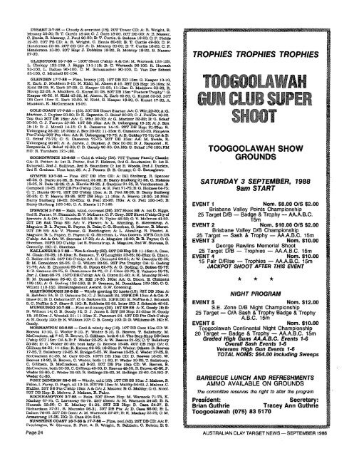 september 1988 - Australian Clay Target Association