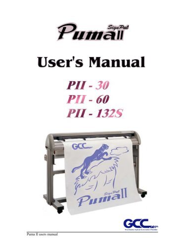 GCC Puma II User Guide - Akad