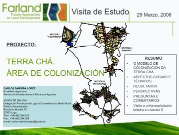 Visita de Estudo TERRA CHÁ. ÁREA DE COLONIZACIÓN