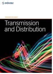 Transmission & Distribution - PÖYRY Austria