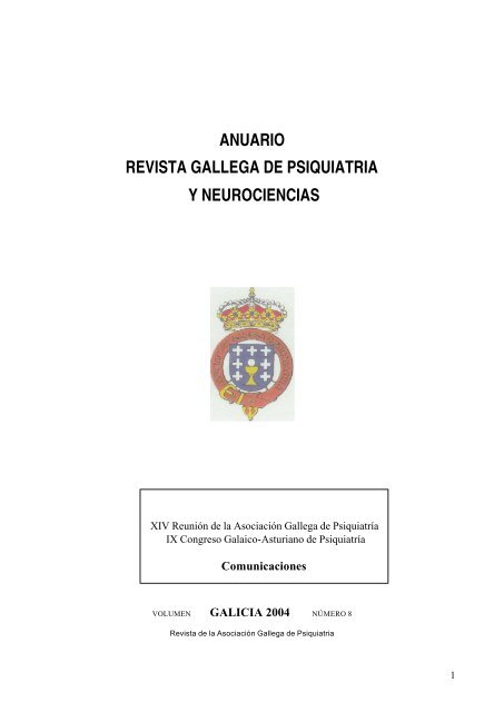 anuario revista gallega de psiquiatria y neurociencias - Asociación ...