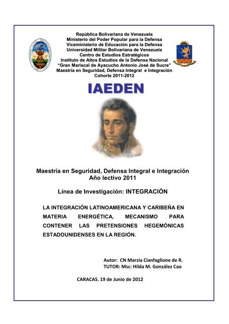 04. La Integración Latinoaméricana y Caribeña en Materia - iaeden