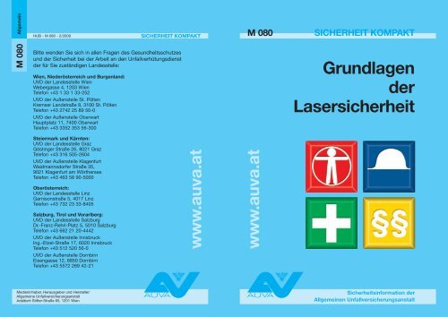 Merkblatt Grundlagen der Lasersicherheit