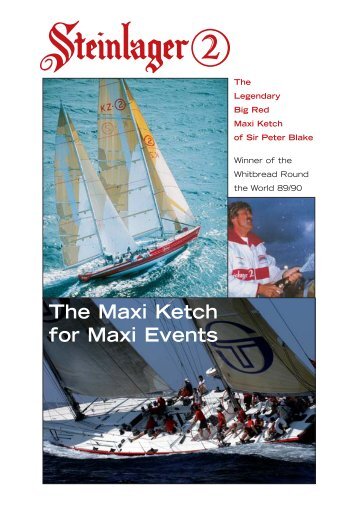The Maxi Ketch for Maxi Events - Delivery-World.com