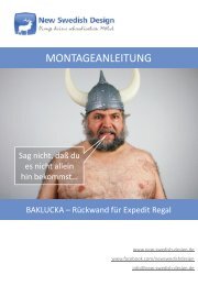 BAKLUCKA Montageanleitung